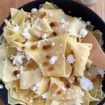 Hungarian pasta with cottage cheese - Turos Csusza